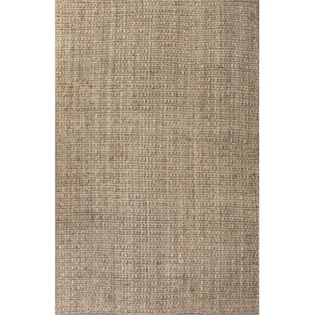 JAIPUR RUGS Naturals Textured Jute Taupe-Tan Rug - NAL03 RUG112475